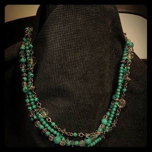 Necklace and earrings